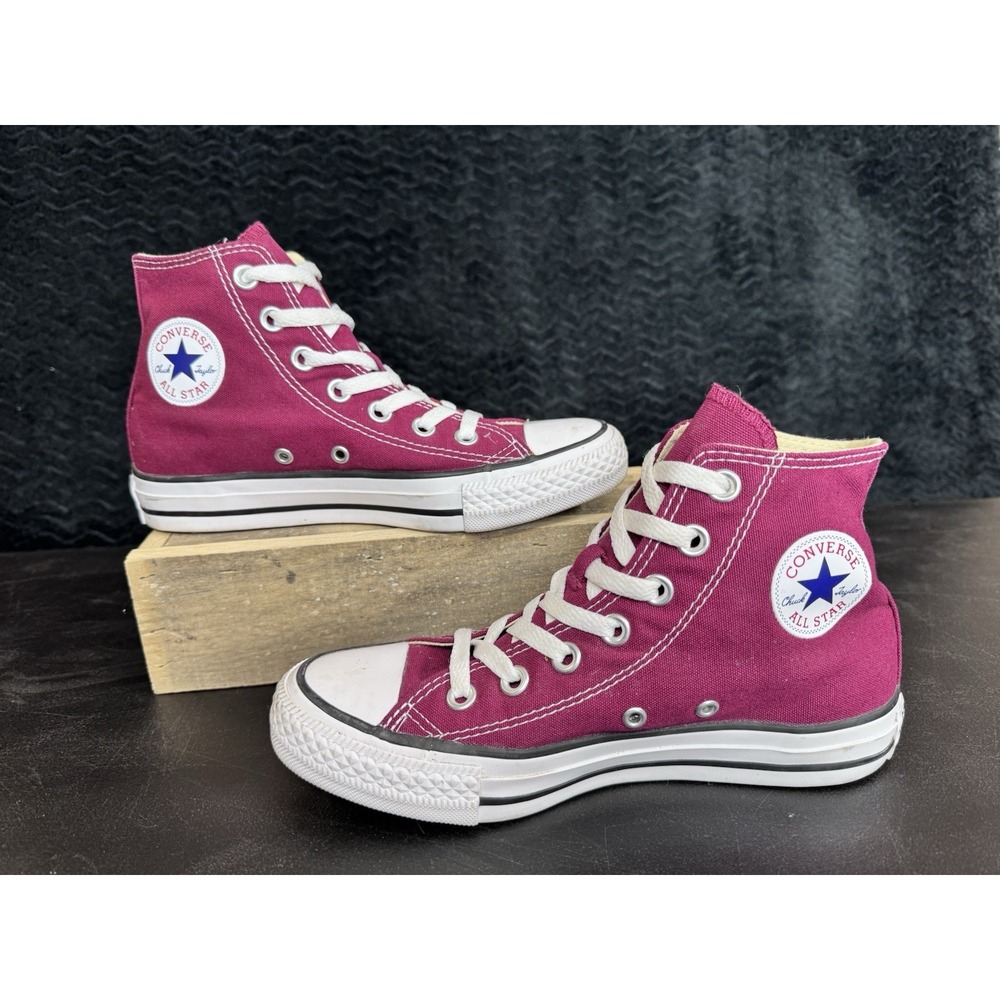 Converse Unisex CTAS Lift Hi-Top Burgundy Casual Shoes Sneakers Size M4 W6